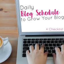 follow blogging schedule for a successful blogging strategies