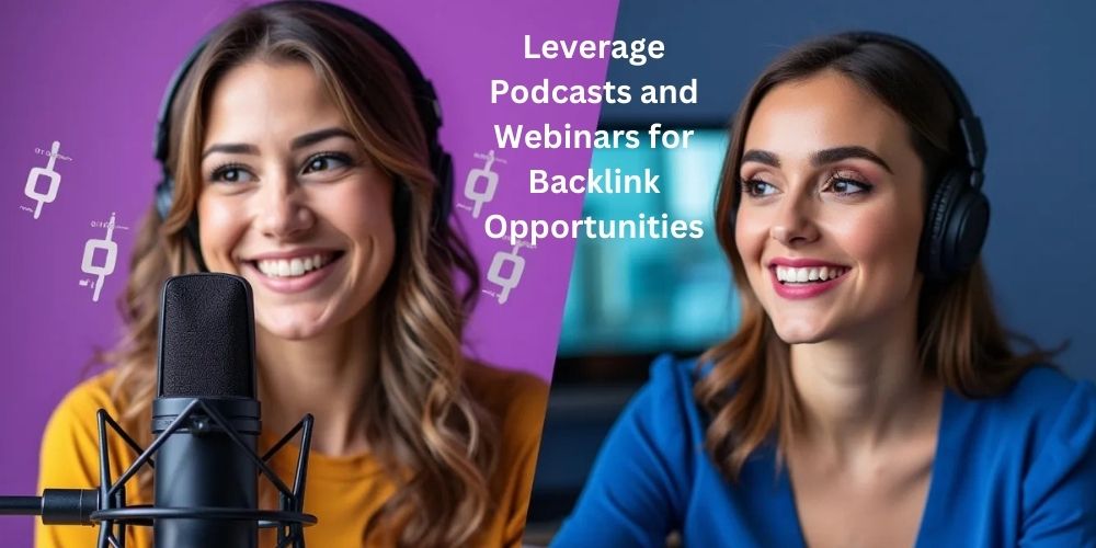 Leverage Podcasts and Webinars to build backlinks for new blogs